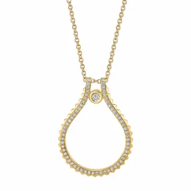 0.63ctw Diamond Pavé Signature MM Tetra Pendant