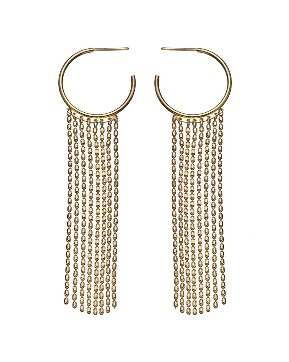 14k Yellow Gold Plated Silver Elvie Earrings