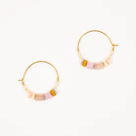 Altiplano - Tila Hoop Earrings: Creamy