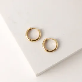 Bea 15mm Hoop Earrings Gold