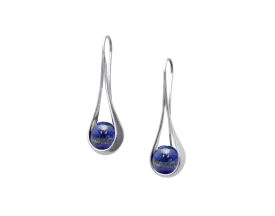 'Captivating' Earrings w Lapis