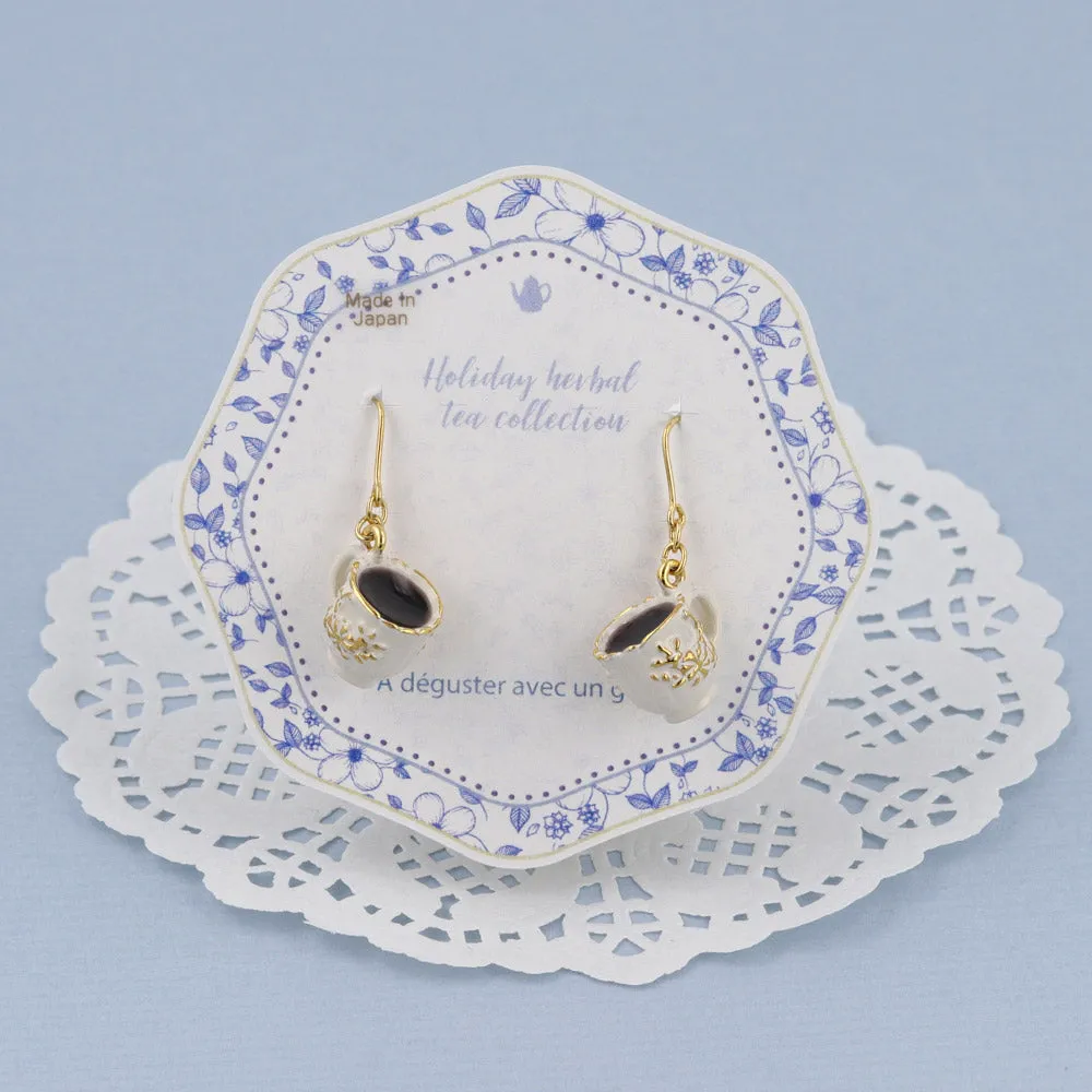 Coffee Cup Drop Earrings