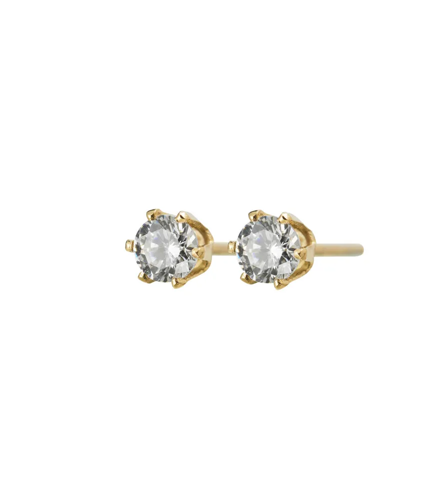 Crown Studs Mini Gold