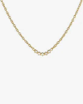 Diamond Sky fall necklace gold