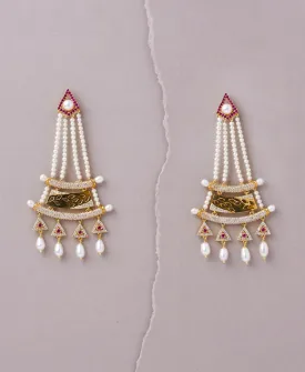 Faiza Regal Chandeliers Earring