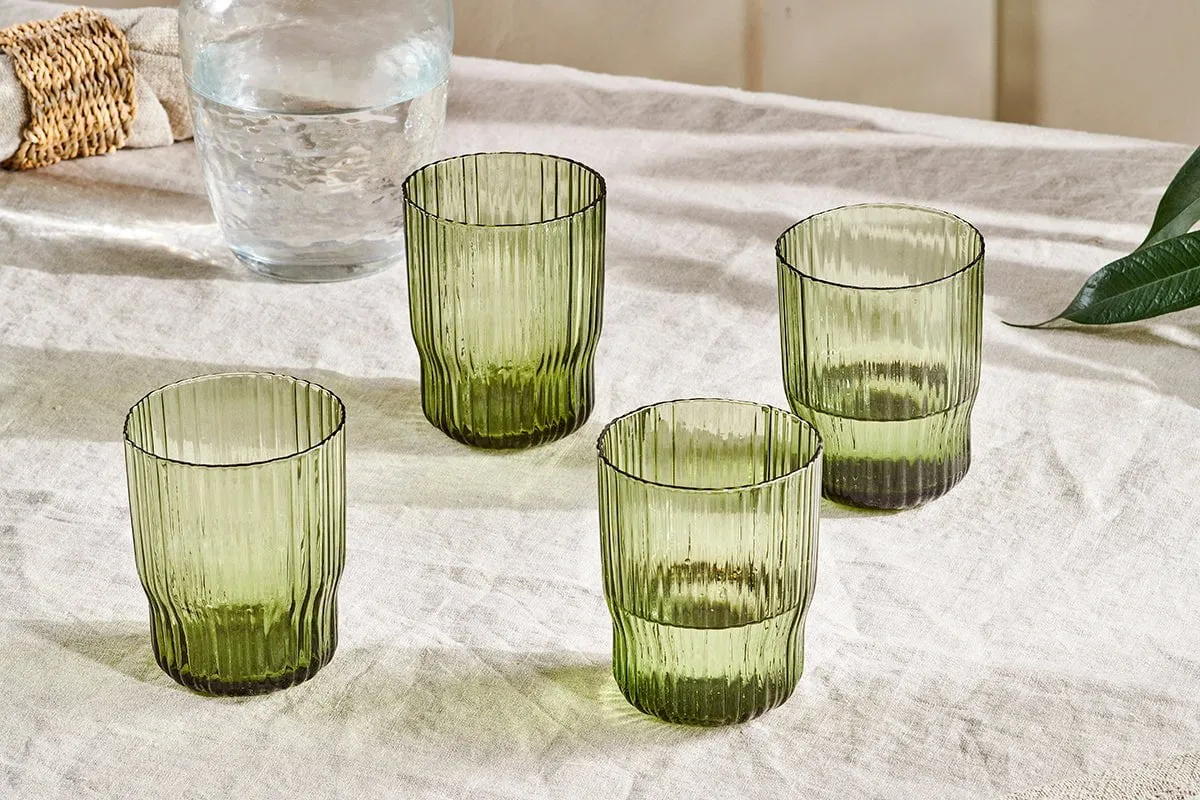 Fali Tumbler - Olive - (Set of 4)