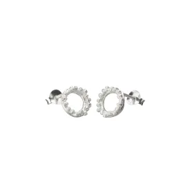 Flora Halo Silver Studs - Shabana Jacobson