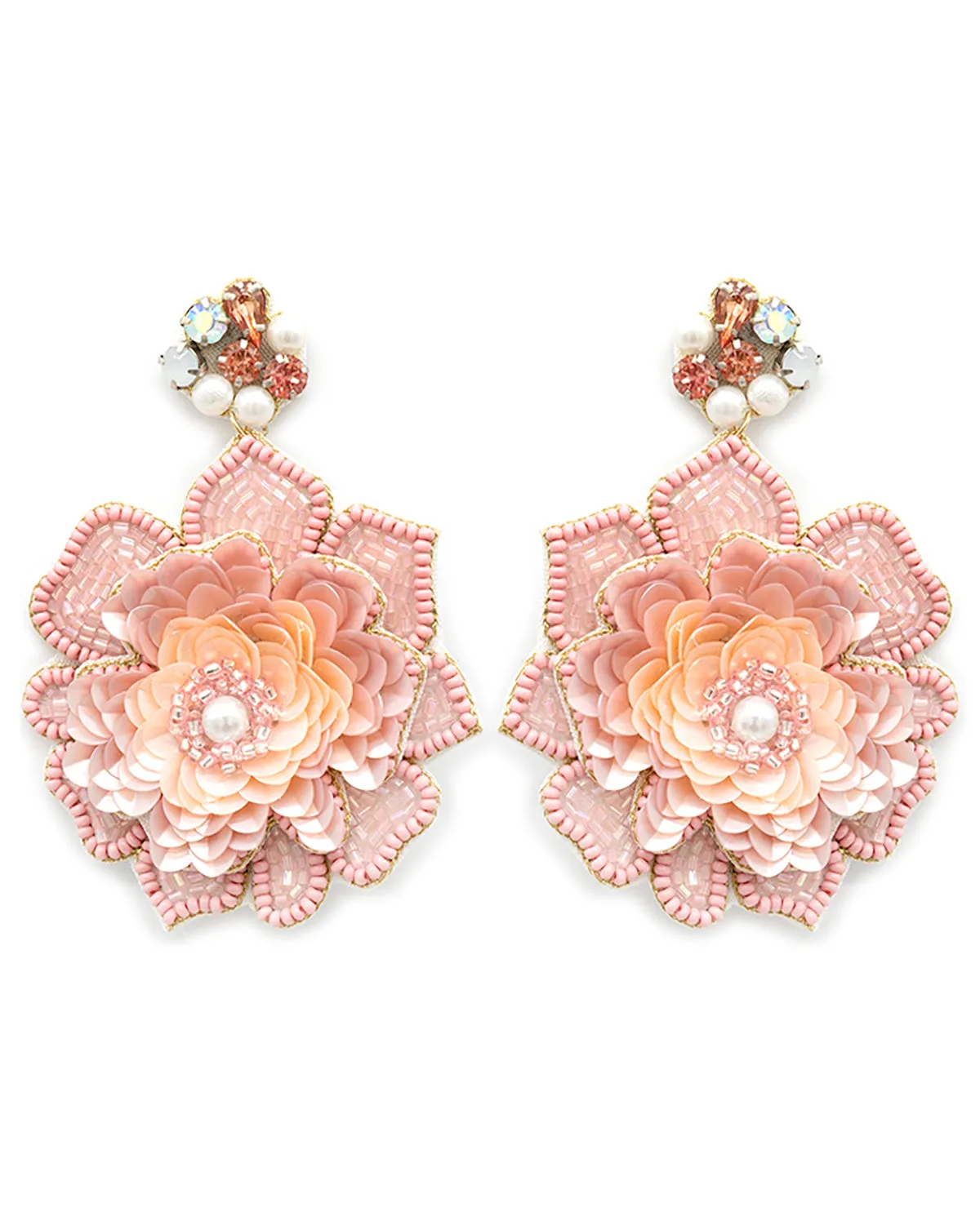 Flower Design Earring