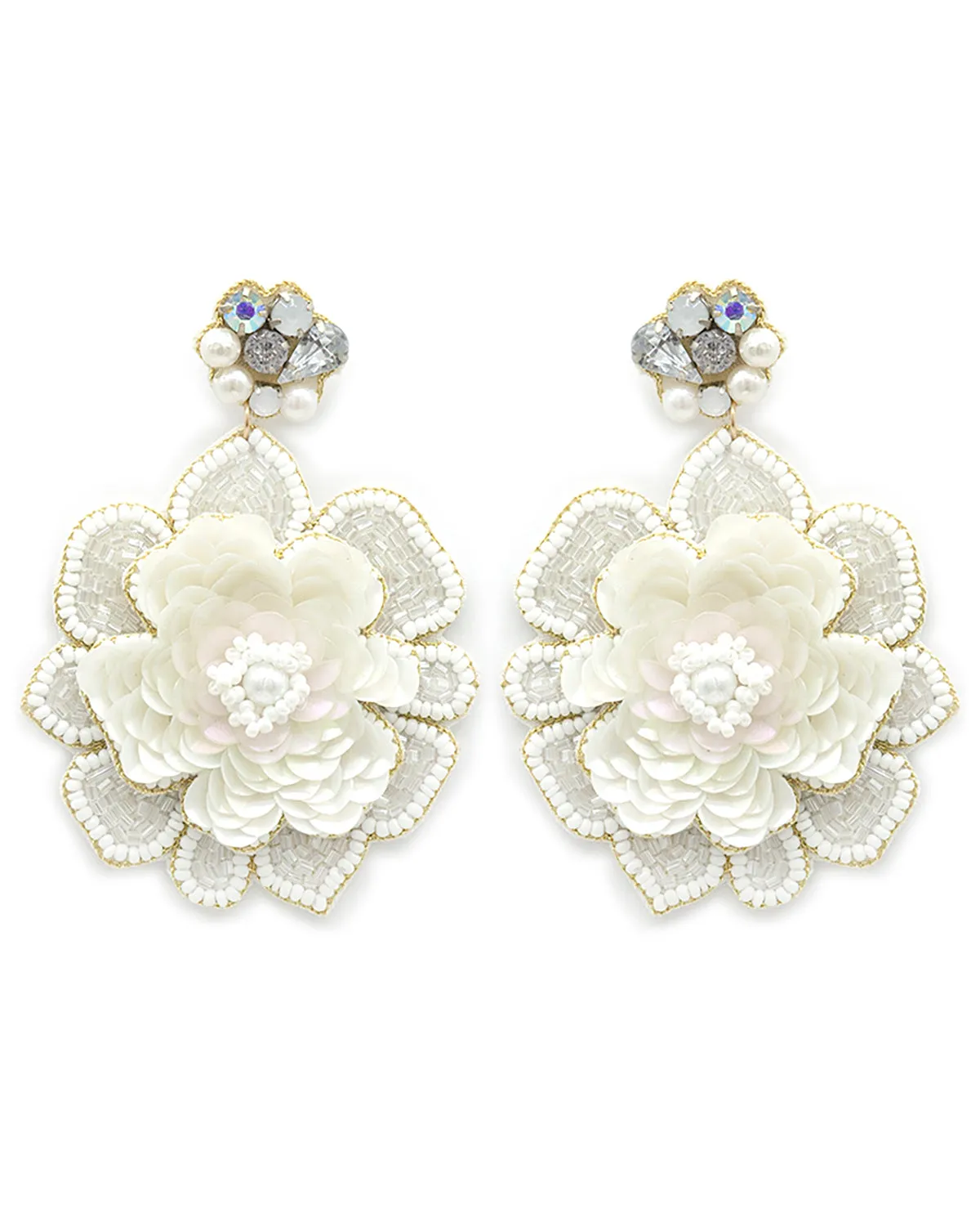 Flower Design Earring