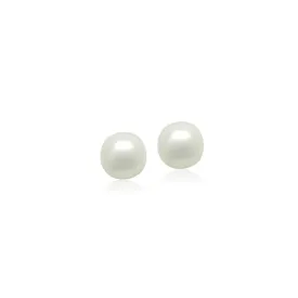 Freshwater Pearl Round Earrings