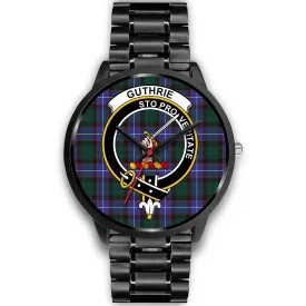 Guthrie Modern Clan Badge Tartan Black Watch