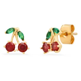 Juicy Cherry Studs