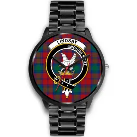 Lindsay Modern Clan Badge Tartan Black Watch