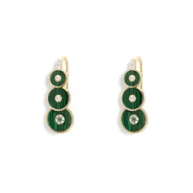 Malachite Drop Earrings