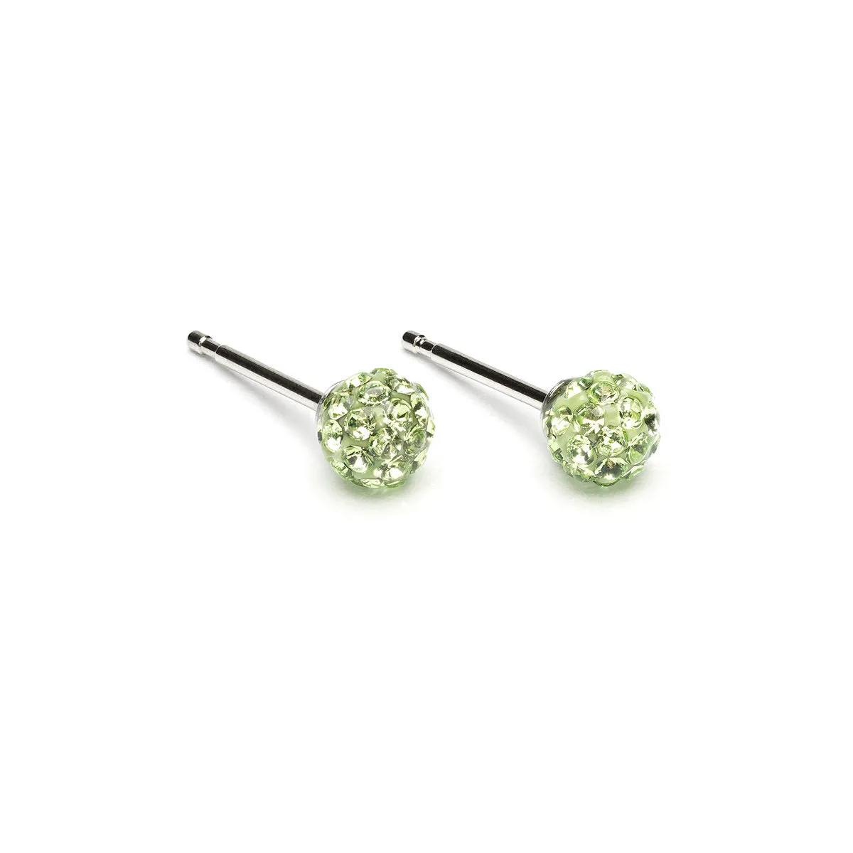 Mini Peridot Pave Earrings