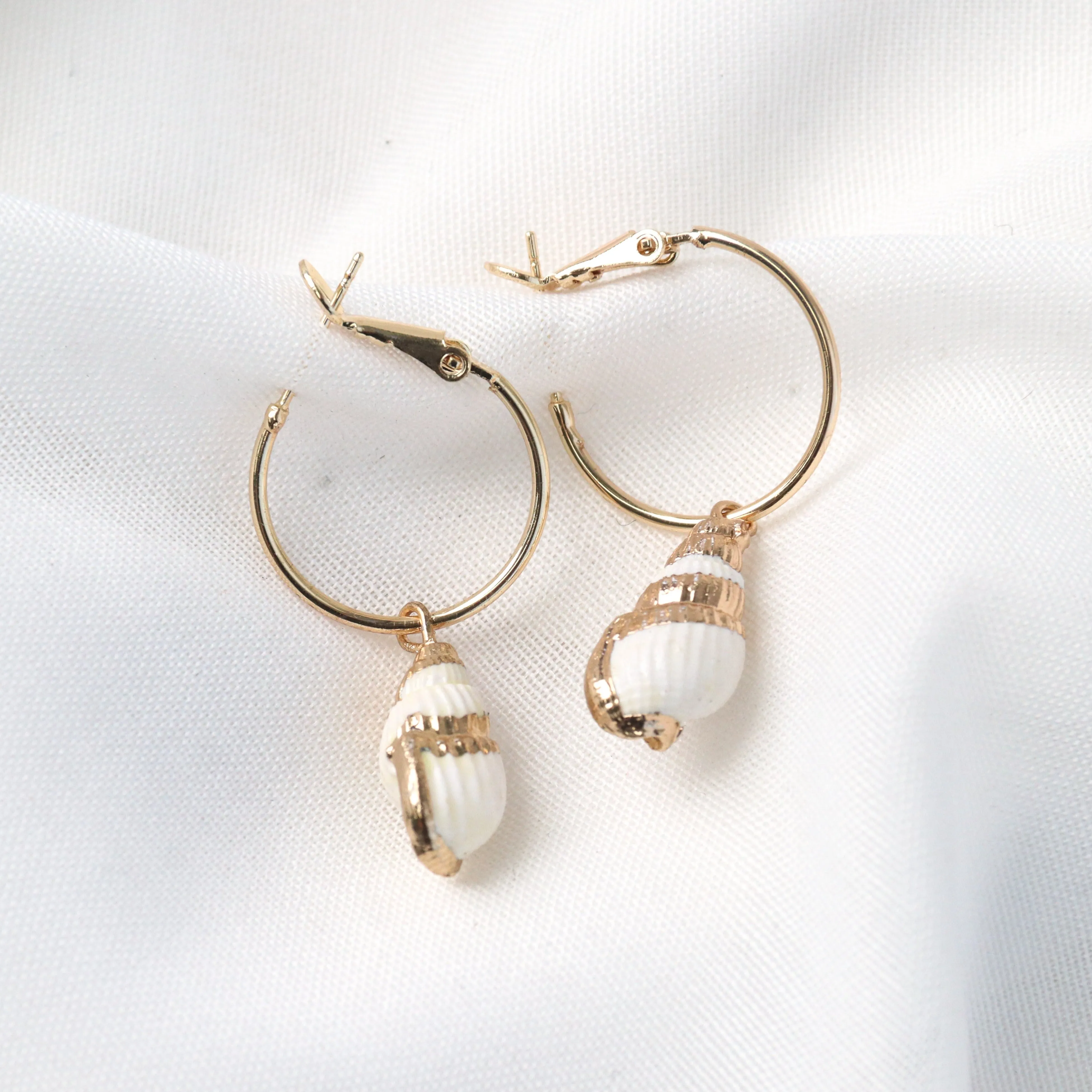 Rottnest ~ 24k Gold Plated Hoops