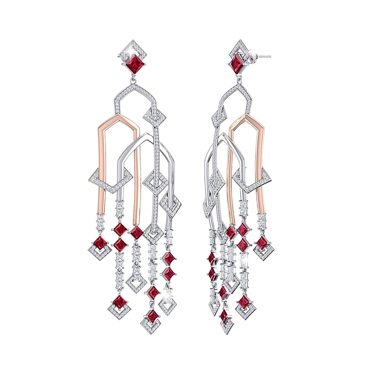 THE ADIGE RUBY CHANDELIERS