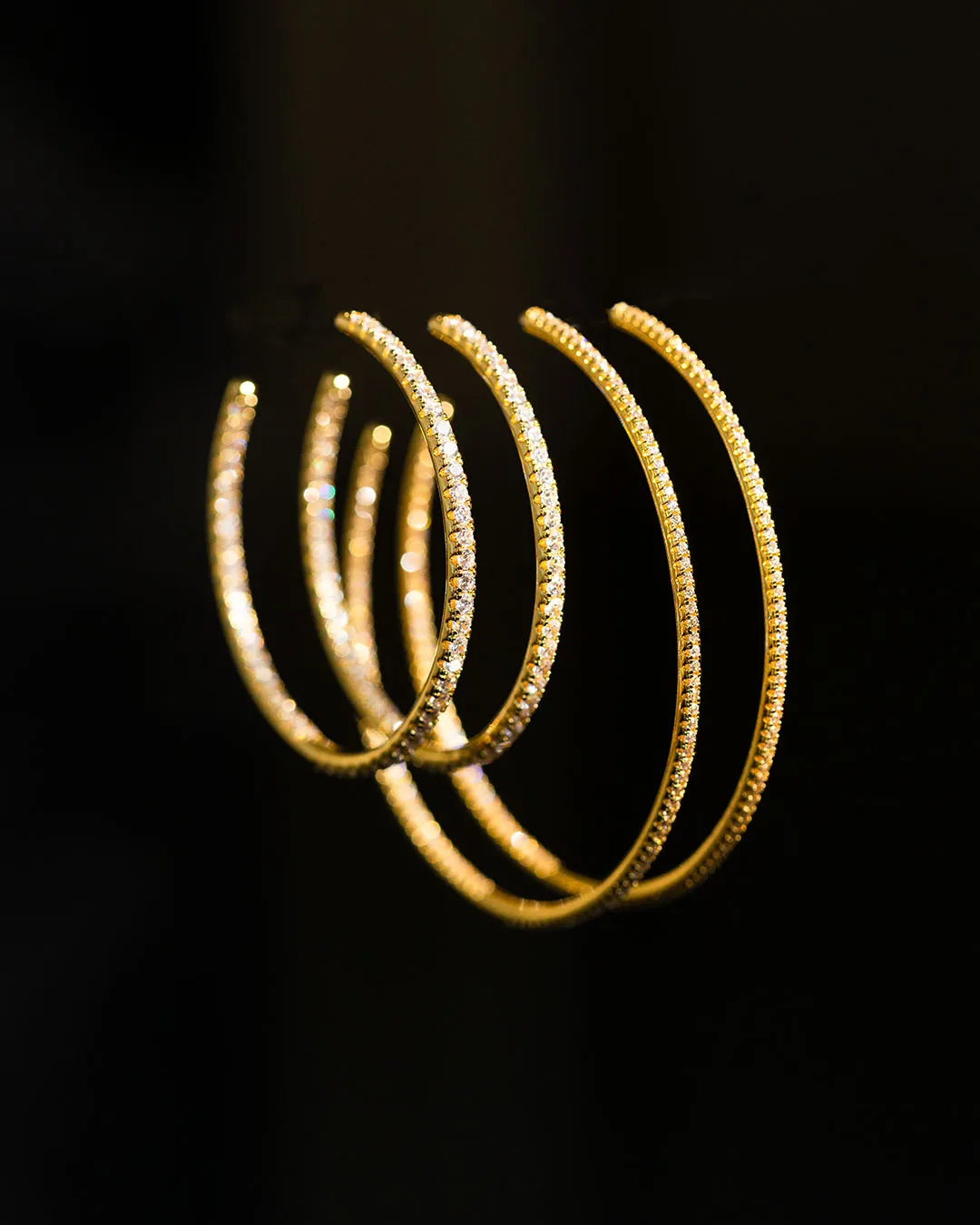 Gold-Plated JLo Hoop Earrings for Optimal Elegance