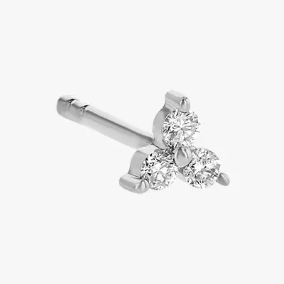 The Mini Trois Diamond Earrings